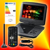 Reflexion DVD9017 tragbarer DVB-T2 HD 12V/230V Fernseher mit DVD-Player, EEK E (A - G)