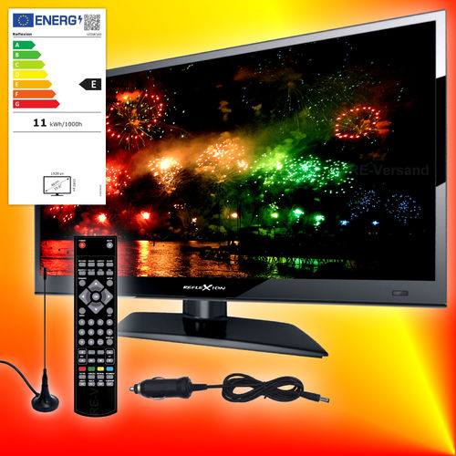 Reflexion LEDW160 40cm DVB-T2/S2/C HD 12V/24V/230V Fernseher, EEK E (A - G)