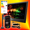 Lenco TFT-1028 BK tragbarer DVB-T2 HD 12V/230V Fernseher, EEK E (A - G)