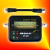Megasat SF-200 SAT-Finder mit Beleuchtung Digital, HD, Analog inkl. Anschlusskabel